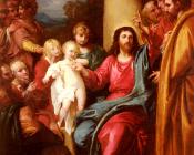 本杰明韦斯特 - Christ Showing A Little Child As The Emblem Of Heaven